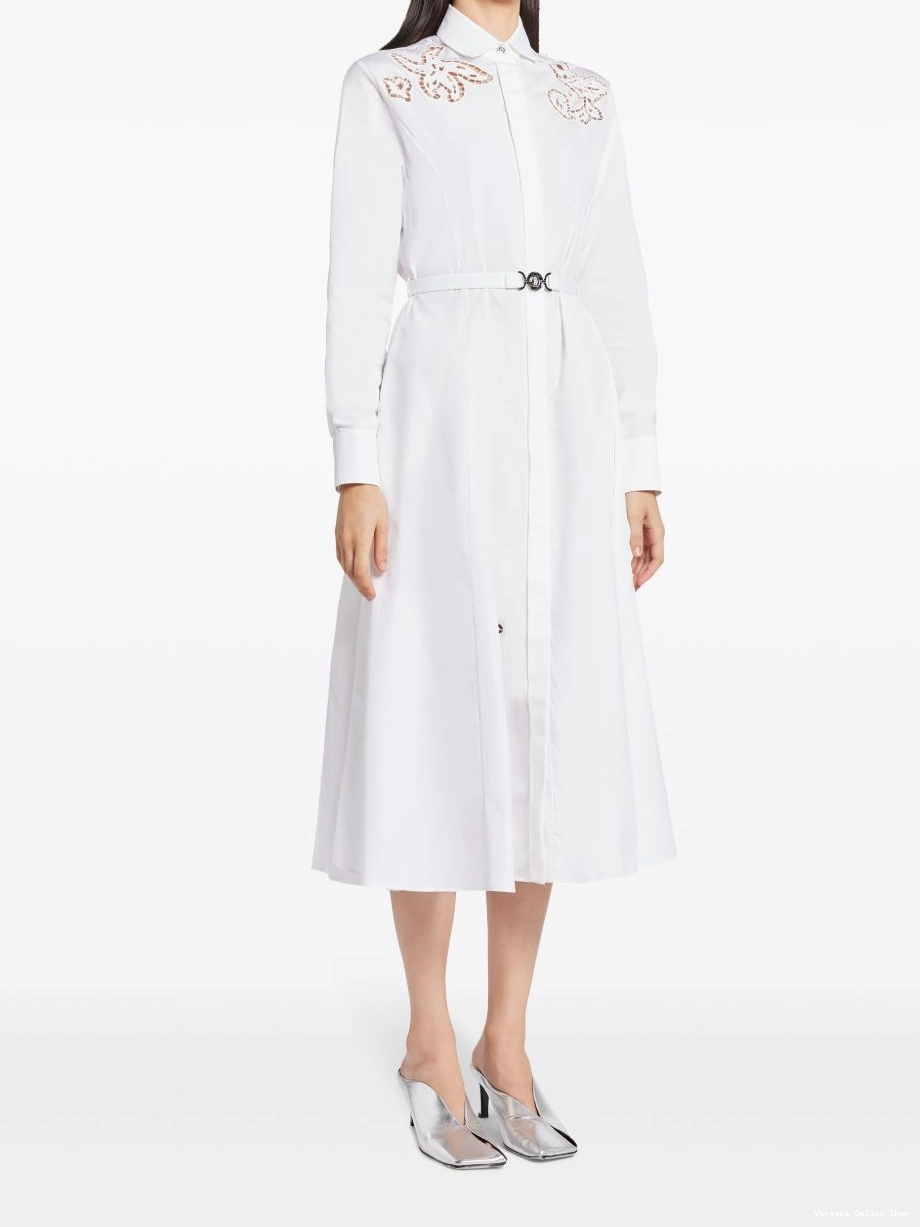 Cheap Versace Sangallo Women shirt embroidered dress 0424